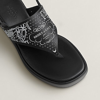 Karima sandal - Black | Hermès Singapore